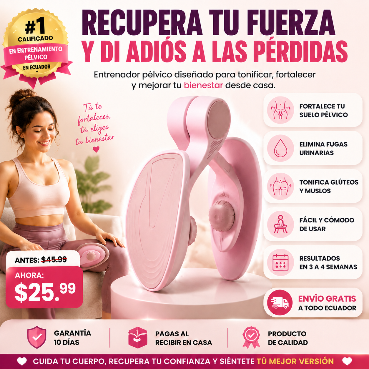 PowerPelvic™ — Vuelve a moverte, reír y vivir sin limitaciones