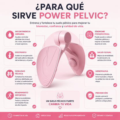 PowerPelvic™ — Vuelve a moverte, reír y vivir sin limitaciones
