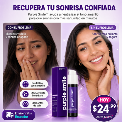 Purple Smile™ — "Tu sonrisa, tu mejor presentación."