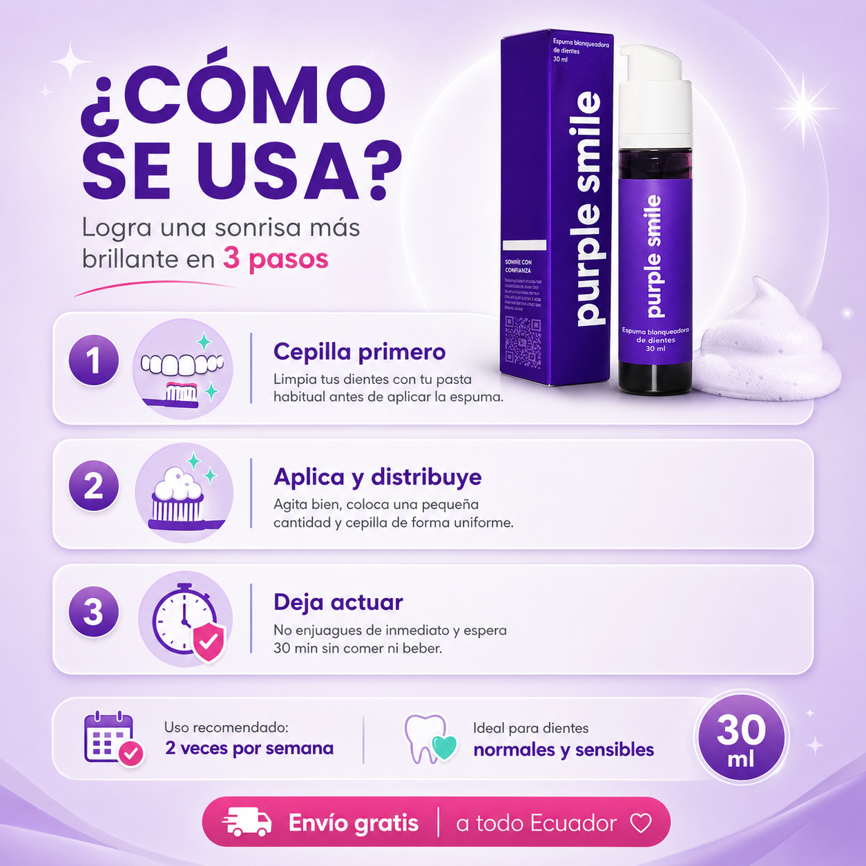 Purple Smile™ — "Tu sonrisa, tu mejor presentación."