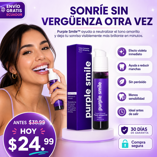 Purple Smile™ — "Tu sonrisa, tu mejor presentación."